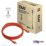 Club3D USB-C kuni USB-C kaabel CAC-1515, 4m, 480Mb, PD 240W, EPR, kahepoolselt