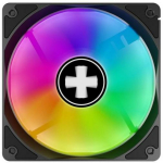 Xilence Ventilaator XF083 120 mm, 500-1800 RPM, 68.2 m&sup3;/h, FDB, 4 kruvi, 3-pin LED, must