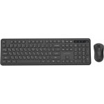 Gembird Klaviatuur ja hiir KBS-WPS-01-CYRL, 2.4GHz, 105 nuppu, 3 nuppu, must, QWERTY, multimeedia nupud