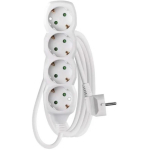 Emos Pikendus P0423R, 3m, 4&times;2P+PE Saksamaa, PVC, 3680W, laste kaitse, plastmass