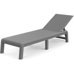 Keter P&auml;ikesevoodi Atlas heledat hall 29213627924, 187 x 58 x 29 cm, 8 kg, hall, kokkupandav, 4 seljatoetuse positsiooni