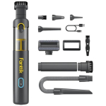 Fanttik juhtmeta kaasaskantav auto tolmuimeja V8 Apex V8 Grey, 19000 Pa, 120 W, 2500 mAh, 75 dB, 120 ml, 10 otsikut