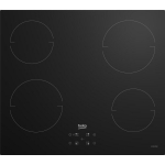 Beko Induktsiooniplaat HII64401QT, 4 induktsioonitsooni, 220-240V/380-415V, 2x1800W, 2x1400W, puutetundlik juhtimine, taimer