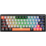 Tracer Juhtmega m&auml;nguriklaviatuur TRAKLA47297, 1.5m, RGB, 63 nuppu, HOT SWAP, TKL, USB-C, 2000mAh aku