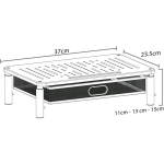 Maclean monitori alus MC-947, 370x235mm, 13-32", vabalt seisv, must, k&otilde;rguse reguleerimine 11-15cm, 20kg