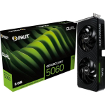 Palit GeForce RTX 5060 Dual NE75060019P1-GB2063D, 8 GB GDDR7, 128 bit, 3840 CUDA, 2 ventilaatorit, 3xDisplayPort, HDMI 2.1b