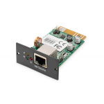 Digitus SNMP ja WEB kaart UPS DN-170100-1, 8-15V, 3W, RJ45, RS232, TCP/IP, UDP, SNMP, SSL, Telnet, HTTP, SMTP, DHCP, DNS