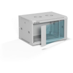 ALANTEC SW-6U-600-450-01-SA, seinakapp, 6U, 600x450 mm, 1,2 mm, karastatud klaas, teras, hall, lukustatav