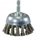 Kaussterashari 65 mm, 1/4" HEX p&otilde;imitud terasharjastega D-76691 MAKITA