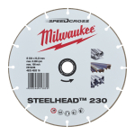 SPEEDCROSS&trade; STEELHEAD&trade;, STEELHEAD 230 MM - 1 PC, 4932492016 MILWAUKEE