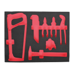 TUK&Scaron;I PUTU IELIKTŅI TĒRAUDA UZGLABĀ&Scaron;ANAI, EMPTY 15 PC GENERAL TOOLING FOAM SET, 4932493686 MILWAUKEE