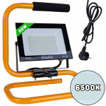 LED prožektors 50W ar statīvu, auksti balts 6500K, K02059, Keltin