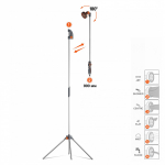 Teleskoopstatiiviga aiadu&scaron;&scaron;  DGS 3000 DAEWOO, 6, on, on, Plastikaat,Metall