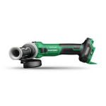 Bezvadu disku slīpma&scaron;īna, HIKOKI, G3613DVEW2Z, 36 V, 125 mm, bezsuku motors, 1500 W jauda, mainīgs ātrums, LED gaisma