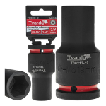 Deep impact socket Tvardy T00213-19 3/4" 19mm CR-MO