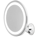 Super mugav LED meigipeegel lauastatiiviga ja seinakinnitusega 20 cm 2&times;AAA toitel Valge AD2168 Adler