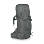 Seljakott Ariel 55, Osprey, 0843820199383, 55L, 2.2kg, 420D High Tenacity Bluesign Nylon, MEDIUM_GRAY, WM_L