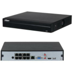 Dahua DHI-NVR4108HS-8P-4KS3 v&otilde;rgu videoregistraator 8CH, 8 PoE, 1 HDD, 8 &times; 1080p@30 fps, 160 Mbps, IP kuni 12 MP, AI funktsioonid