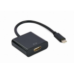 Gembird USB-C HDMI adapter A-CM-HDMIF-04 4K@60Hz, 0.15 m, 1 HDMI, 1 USB-C