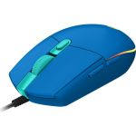 Logitech optiline hiir G102 8000 DPI, 6 nuppu, USB Type-A, 1 ms reageerimisaeg, 2.1 m toitekaabel, sinine