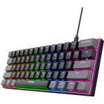 Trust Klaviatuur GXT 867 ACIRA 60% 1.8 m USB Mehaaniline QWERTY 61 nupp RGB taustvalgus, must