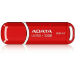 Adata USB m&auml;lupulk AUV150-32G-RRD 32GB, USB 3.2 Gen 1, punane, Cap, CE, FCC, VCCI, BSMI, Plug and Play