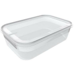 Nhg S&auml;ilituskonteiner 2980207, 295mm, 190mm, 79mm, 3l, l&auml;bipaistev, plastmass, s&uuml;gavk&uuml;lmadele