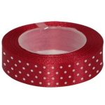 Besk Kingituse lint mustriga 9135471, 1.8cm, 15m, punane, 1 tk