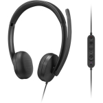 Lenovo Wired VoIP Headset 5000 (Teams) | Built-in microphone | USB Type-A, USB Type-C | Black