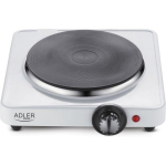 Adler | Free standing table hob | AD 6503 | Number of burners/cooking zones 1 | White | Electric