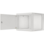 Lanberg Rack kapp 19" seinamontaaž WF01-6609-00S, 9U, 600x600mm, hall, metalluks, IP20, 60kg