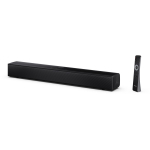 Sharp Compact 2.0 Soundbar | HT-SB121 | 120 W | Bluetooth | Wireless connection | Black