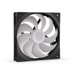 Endorfy ARGB 140 Ventilaator EY4A004, 140mm, 12V, 0.4A, 1800RPM, FDB, 3-pin + 4-pin, must, LED valgustus