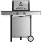 Black Decker gaasigrill BXOG7200E ES9330110B, 2 p&otilde;letit, 2x3600 W, roostevaba teras, 580x1160 mm