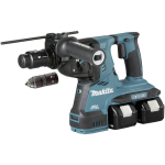 Makita Perforator DHR281ZJ, 36V, 2x18V, 28mm, 13mm, 32mm, harjadeta mootor, ergonoomne k&auml;epide