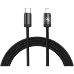 Tellur USB-C Lightning kaabel TLL155781, 1m, 27W, 3A, 480Mbit/s, must
