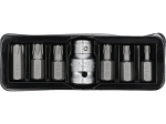 Otsikute Komplekt Torx Security T25-T55 &Uuml;leminekuga 1/2" (7Tk.) YT-0416 YATO