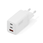 Digitus DA-10303 akulaadija, 67W, 2xUSB-C, 1xUSB-A, 100-240V, 50/60Hz, 2A, valge