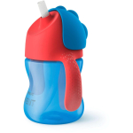 Philips Avent &otilde;ppetops k&otilde;rrega SCF796/01, 200 ml, 9m+, sinine, lekkekindel, ergonoomilised k&auml;epidemed