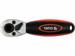 Yato YT-0331 GRD, 1/4" (6,3 mm), 136 mm, 72 hammast, CRV 6140, kroomitud, satiin, TPR k&auml;epide, sirge k&auml;epide, kiirvabastus