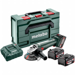 Akunurklihvija W 18 L 9-125, KIIRE, 3x4Ah; 602249960 METABO