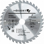 TCT saeketas 216x36Tx30mm; HT6D786 HOGERT
