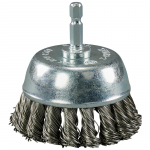 Kaussterashari 75 mm, 1/4" HEX p&otilde;imitud terasharjastega D-76700 MAKITA