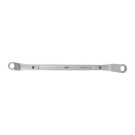 DUBULTĀ GREDZENA UZGRIEŽŅU ATSLĒGA, DOUBLE RING OFFSET SPANNER - 8 X 9 MM, 4932492740 MILWAUKEE
