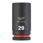 SHOCKWAVE&trade; IMPACT DUTY TRIECIENIZTURĪGAS UZGRIEŽŅU MUCIŅAS, 29 MM 3/4" IMPACT SOCKET DEEP - 1PC, 4932480388 MILWAUKEE