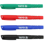 Yato YT-69304 Tehnilised markerid 4 tk, must, roheline, punane, sinine, PP, alkoholi tint, kiire kuivamine, akr&uuml;&uuml;lots