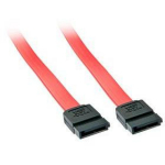 Lindy SATA III kaabel 33323, 0.2m, 2x 7-pooline SATA pistik, punane