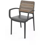 Keter Aia Tool Deco Porto 29214738, 5kg, 54.60cm x 53.30cm x 81.80cm, kaasaegne disain, virnastatav, niiskuskindel