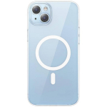 Baseus Crystal Series magnetkorpus iPhone 14 Plus ARSJ011102, 1.3mm, &uuml;hilduv juhtmevaba laadimisega, t&auml;is objektiivi kaitse