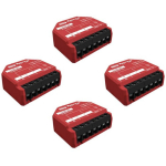 Shelly 1PM Gen3 Kontroller 1PMGen3x4, 110-240V~24-30V⎓, 16A, 802.11 b/g/n, 8MB m&auml;lu, punane, Bluetooth 4.2